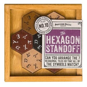 Головоломка Professor Puzzle Puzzle Academy The Hexagon Standoff коричневый