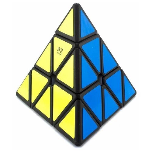 Головоломка QiYi MoFangGe QiMing A Pyraminx (с наклейками) черный от компании М.Видео - фото 1