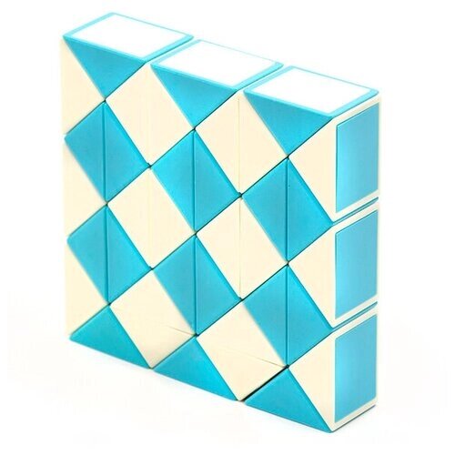 Головоломка QiYi MoFangGe Змейка Рубика (36 блока) Голубой от компании М.Видео - фото 1