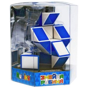 Головоломка Rubik's Змейка Рубика (КР5002) белый/синий