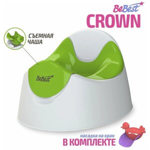 Горшок детский BeBest "Crown", белый