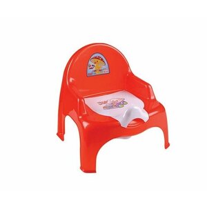 Горшок детский кресло Ниш / Детский туалет цвет красно-оранжевый