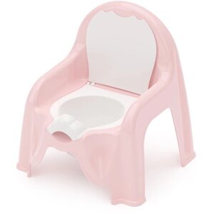 Горшок-стульчик розовый, 05051 Милих