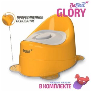 Горшок туалетный BeBest Glory, оранжевый