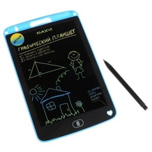 Графический планшет LCD MAXVI MGT-01 8,5" синий