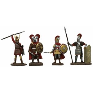 "Греки: Микенские воины"2НВ (4 э) в картонной коробке набор оловянных солдатиков сувенирный покрас