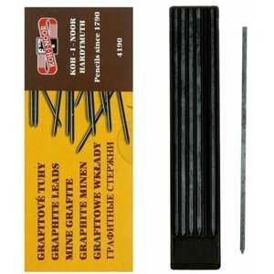 Грифели для цанговых карандашей 2.5 мм, Koh-I-Noor 4190 5В, 6 штук