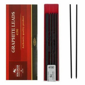 Грифели для цанговых карандашей 4190/07 В, 2.0 мм, 12 штук в упаковке