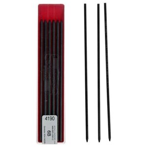 Грифели для цанговых карандашей Koh-I-Noor 4190/06 В, 2,0 мм, 12 штук в упаковке