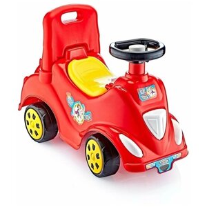 Guclu Машина-каталка Cool Riders, с клаксоном, цвет красный