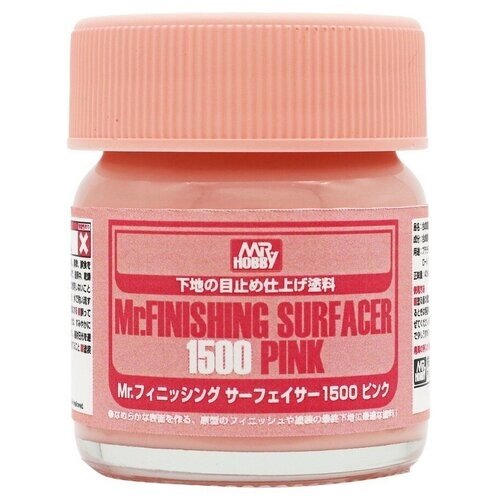 Gunze Sangyo Mr. Hobby Грунтовка Mr. Finishing Surfacer 1500 Pink, 40 мл от компании М.Видео - фото 1