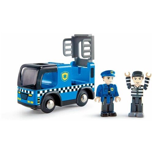 Hape Полицейская машина с сиреной E3738 от компании М.Видео - фото 1