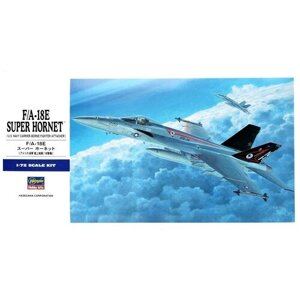 Hasegawa Сборная модель американского истребителя-бомбардировщика F/A-18E Super Hornet E18 1:72 -00549