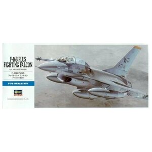 Hasegawa Сборная модель американского учебно-боевого самолёта F-16B Plus Fighting Falcon D14 1:72 -00444