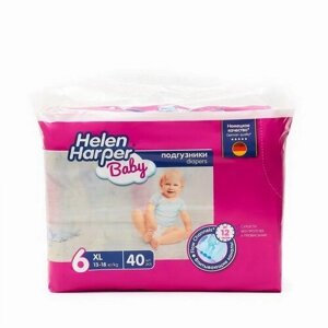 Helen Harper Детские подгузники Helen Harper Baby, размер 6 (13-18кг), 40 шт.