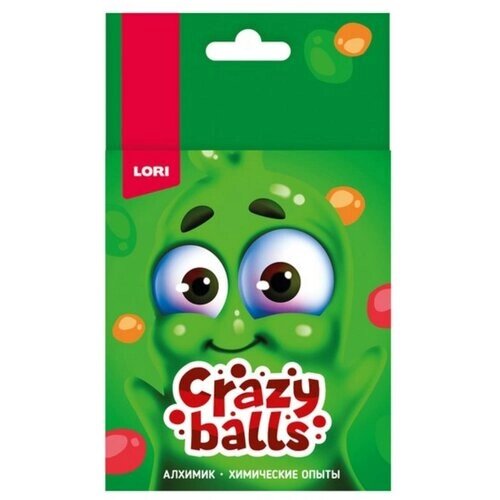 Химические опыты. Crazy Balls "Оранжевый, зелёный и сиреневый шарики" Оп-102 от компании М.Видео - фото 1