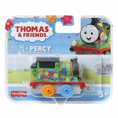 HMC34 Паровозик Thomas & Friends металлический герои мультфильмов Томас и его друзья Percy от компании М.Видео - фото 1