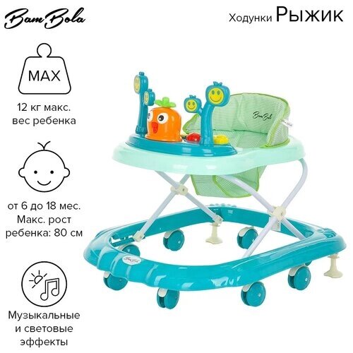 Ходунки Bambola Рыжик Blue/Голубой