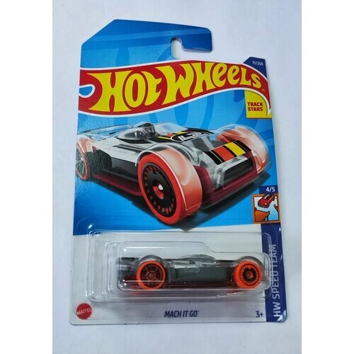 Hot Wheels Машинка базовой коллекции MACH IT GO серебристая C4982/HCW90 от компании М.Видео - фото 1