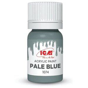 ICM Краска акриловая, Бледно-голубой (Pale Blue), 12 мл, C1074