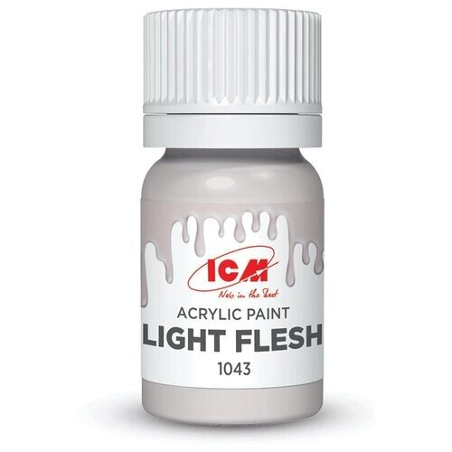 ICM Краска акриловая, Светло-телесный (Light Flesh), 12 мл, C1043 от компании М.Видео - фото 1