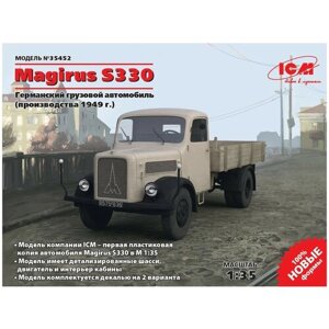 ICM Сборная модель Magirus S330 (производства 1949 г. Германский грузовой автомобиль, 1/35