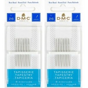 Иглы для вышивания DMC №26 (2 упаковки по 6 игл)