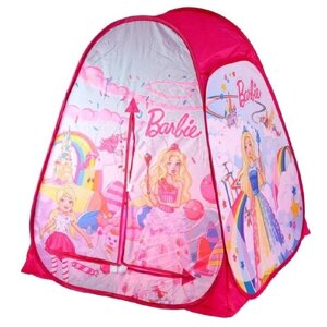 Играем вместе - Палатки "Играем вместе" Детская палатка Барби, 81 х 90 х 81 см GFA-BRB01-R
