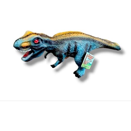 Игровая фигурка Динозавр тираннозавр голубой со звуком 30 см от компании М.Видео - фото 1