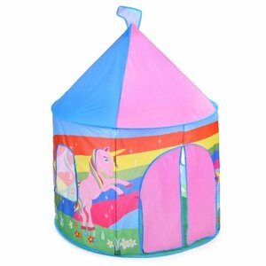 Игровая палатка Oubaoloon "Единороги", разноцветная, в сумке (9010)