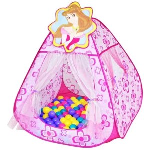 Игровой домик Sevillababy Принцесса, 100 шаров 7см, цветная коробка
