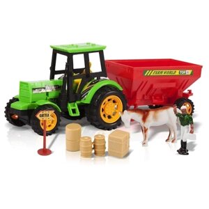Игровой набор "Фермер", трактор инерц, JB401054