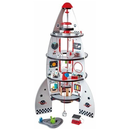 Игровой набор Hape Четырехступенчатый космический корабль E3021 от компании М.Видео - фото 1