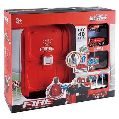 Игровой набор наша игрушка 201204372 Пожарный 40 деталей от компании М.Видео - фото 1