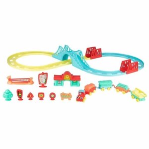 Игровой набор Железная дорога с паровозиком для малышей (81503)