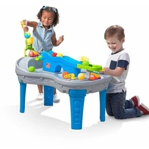 Игровой столик Step-2 «Трасса» для детей от 2 лет, 57.8 х 90.2 х 68.6 см, качественный пластик, аксессуары в комплекте