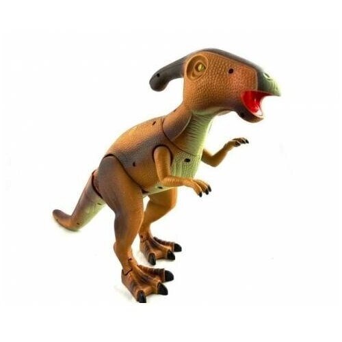 Игрушка динозавр на пульте управления The New World (световые и звуковые эффекты) - 9987-Brown от компании М.Видео - фото 1