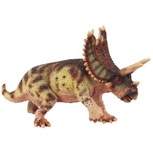 Игрушка динозавр серии "Мир динозавров" Трицератопс, фигурка длиной 30 см от компании М.Видео - фото 1