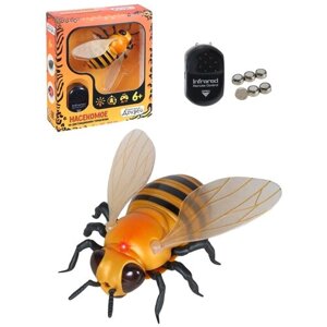 Игрушка для детей, робот, насекомое на радиоуправлении Пчела ТМ Компания Друзей, пульт управления, насекомое радиоуправляемое, JB1168273