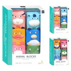 Игрушка для купания ANIMAL BLOCKS (6 предметов) в коробке