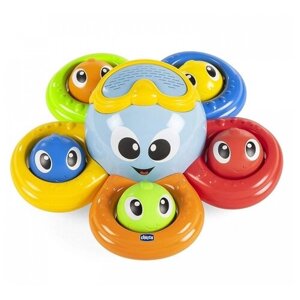 Игрушка для ванной Chicco Осьминог Билли (00010037000000), желтый/зеленый/голубой/красный