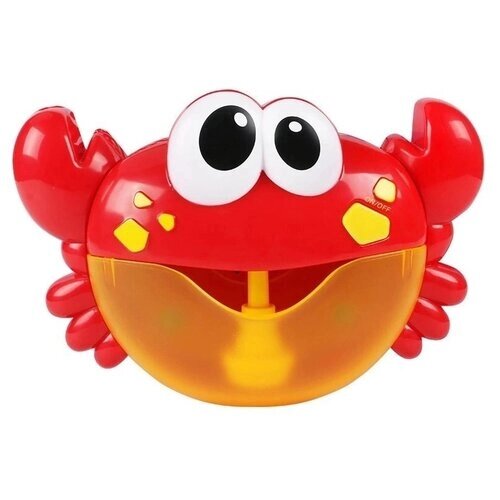 Игрушка для ванной Junfa toys Краб, красный