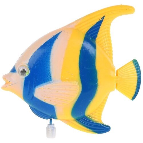 Игрушка для ванной Умка Рыбка (1102D005-Y2), желтый/синий от компании М.Видео - фото 1