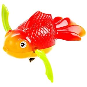 Игрушка для ванной Умка Заводная рыбка (B1410460-R-D1), красный/оранжевый/зеленый