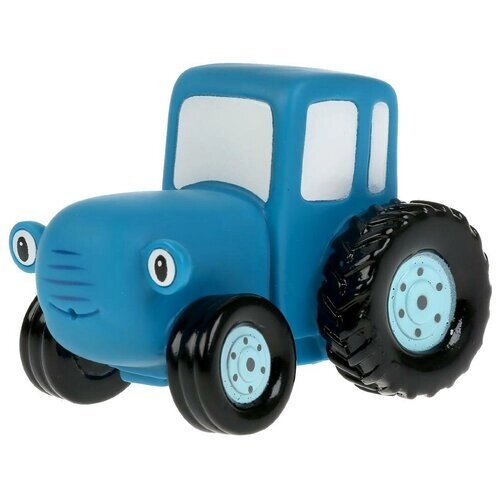 Игрушка для ванны резиновая Синий Трактор 10 см Капитошка ПВХ 303598 в сетке. LX-ST200427 (336060)