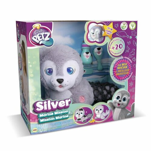 Игрушка интерактивная Club Petz Тюлень Silver 93164 от компании М.Видео - фото 1