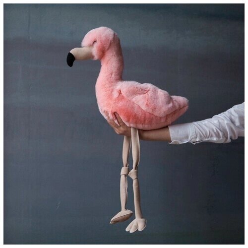 Игрушка из натурального меха OnlyFur "Розовый Фламинго" от компании М.Видео - фото 1