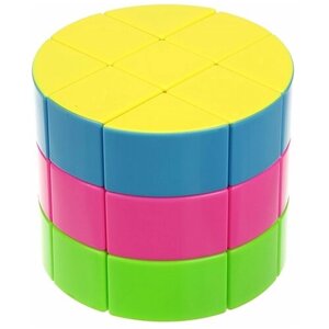 Игрушка кубик - цилиндр пластмассовый