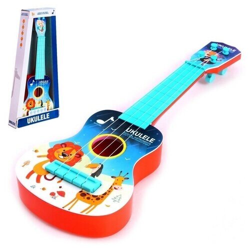 Игрушка музыкальная укулеле «Зоопарк», цвета микс от компании М.Видео - фото 1
