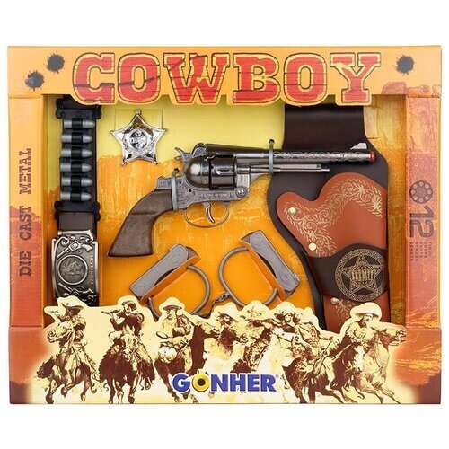 Игрушка Набор Gonher Cowboy (235/0), серебристый/коричневый от компании М.Видео - фото 1